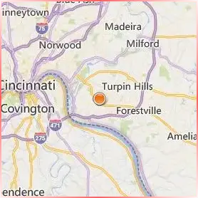 Athenaeum of Ohio Location Map