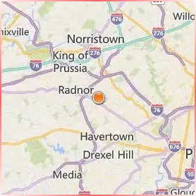 Rosemont College Location Map