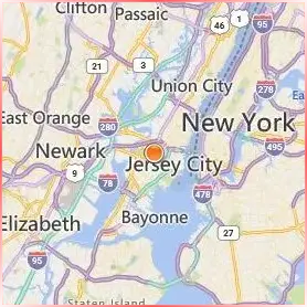 Saint Peter's University Location Map