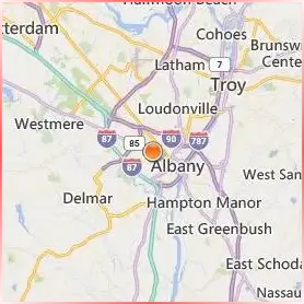 The College of Saint Rose Location Map